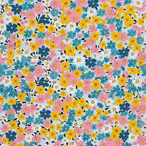 Tissu décoratif d'extérieur Oxford - Motif Fleurs I DX5338 (1/5)