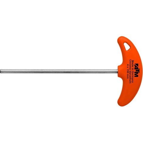 Chiave a T per bancomat 3 x 150 mm con design ergonomico e alta resistenza.