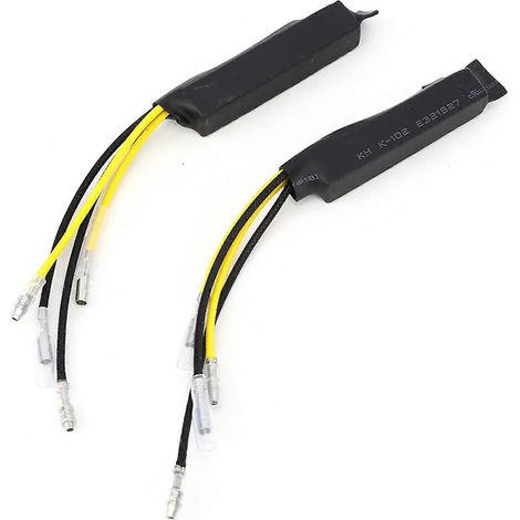 décodeurs de résistance LED 12 V CC 21 W, compensateur sans erreur, fil unilatéral pour clignotants de moto