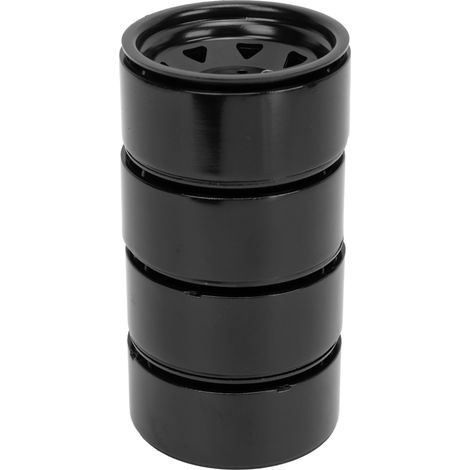 Jantes RC 1.9 Noir Universelles à 8 Rayons pour Véhicules Axial SCX10, Support Renforcé (1/5)