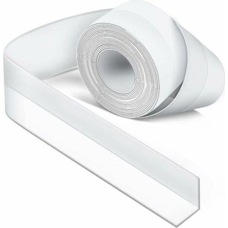 Silikon-Badezimmerdichtung weiß, Badewannendichtung, Dichtungsband, Anti-Schimmel und wasserdicht, flexibles Band für die Küche