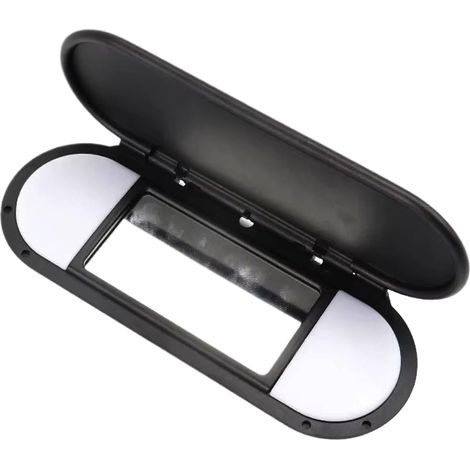 Housse pour Miroir De Pare-Soleil Miroir de Maquillage pour Rétroviseur Arrière de Voiture,Remplacent Intérieur pour Camion Côté Gauche Droite Conduite Quotidienne (1/5)
