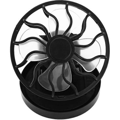 1 mini ventilateur solaire portable à pince pour l'escalade, le camping, la nature et l'été. À fixer sur une casquette ou un chapeau. (1/5)