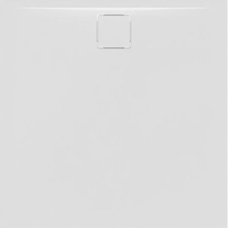 Swiss Aqua Technologies Vision 90x90cm quadratische, ultraflache Duschwanne, 3 cm, rutschfeste Oberfläche, gegossener Marmor, weiß (SATSVVI90QB)