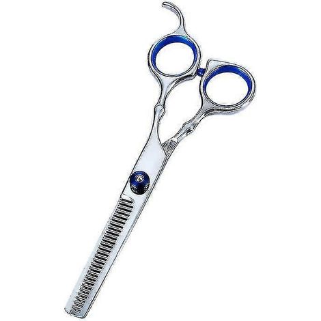 Ensemble de ciseaux de toilettage pour animaux - Outils professionnels pour chiens et chats - Peigne pour salon et usage personnel - Bleu (1/3)