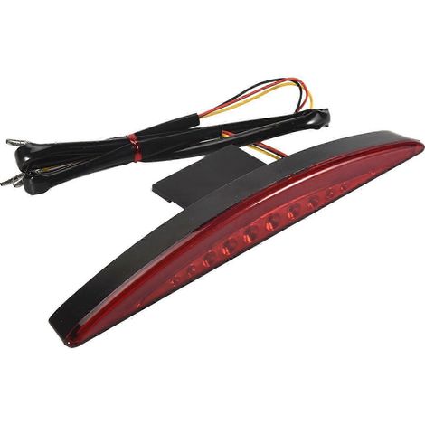 Feu arrière LED 3X pour moto Breakout EFI FXSB CVO 2013-2017 (rouge) QAQ (1/5)