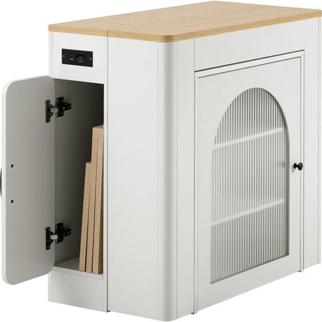 Îlot de cuisine sur roulettes, table à manger extensible avec plateau amovible, desserte mobile avec multiprises, pouvant servir de buffet, de vaisselier ou de table de bar pour la cuisine et la salle (1/5)