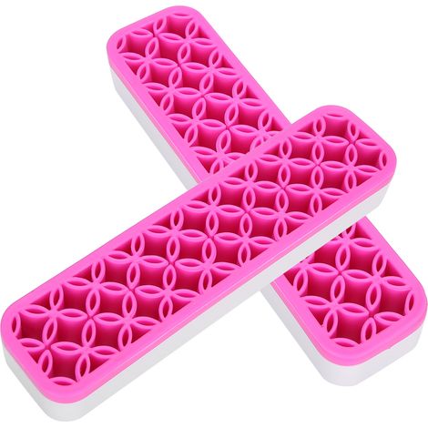 2-teilige tragbare Aufbewahrungsbox für Make-up-Pinsel, abnehmbarer Kosmetikorganizer (1/5)