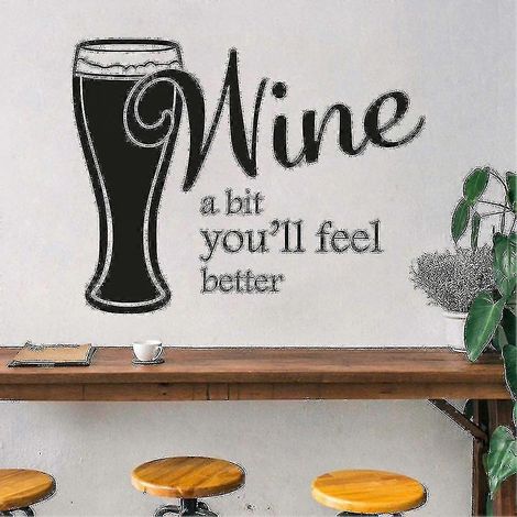 Papier peint autocollant pour cuisine, motif tasse de vin et de bière, décoration murale pour la maison. (1/5)