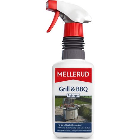 Mellerud Detergente per grill e barbecue, spray efficace per la rimozione di bruciato, grasso e incrostazioni, da 0,46 l (etichetta in lingua italiana non garantita) (1/2)