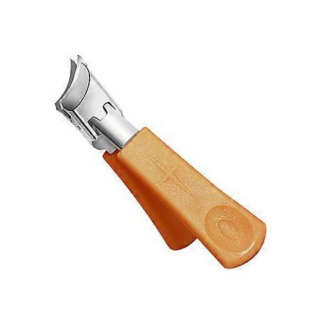 Coupe-ongles biseauté anti-éclaboussures à large ouverture, outil de coupe d'ongles portable et robuste, pour une utilisation à domicile et en voyage (orange)