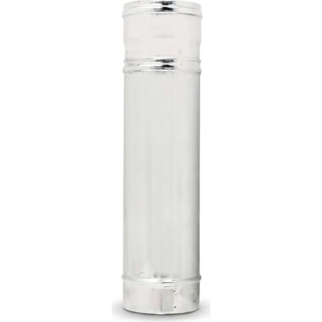 MAKA Modulo Telescopico 750-1200 Canna Fumaria Coassiale Doppia Parete Inox Ø 200/300 mm (1/5)