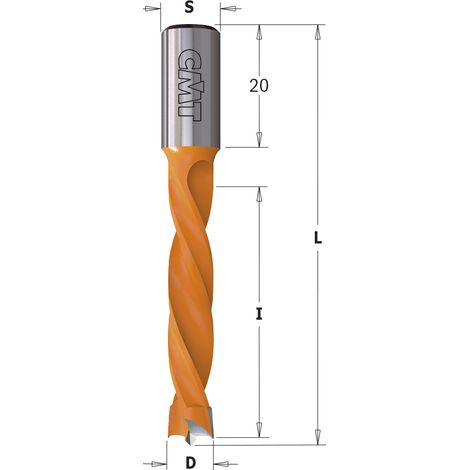 309.050.12 PUNTA FORATRICE F/CIECO HW S=10x20 D=5X43X70 SX (1/2)