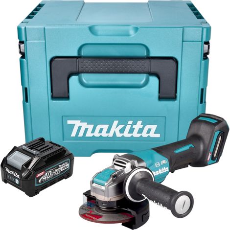 Makita GA 047 GM101 Akku Winkelschleifer 40 V max. 125 mm X-LOCK Brushless + 1x Akku 4,0 Ah + Makpac - ohne Ladegerät (1/5)
