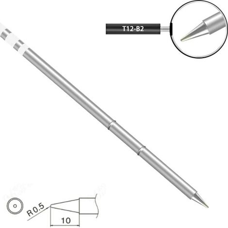 SEQURE T12 Soldering Iron Tips for MSS12SI012SI012 ProSI012 Pro Max T12-B2 (1/4)