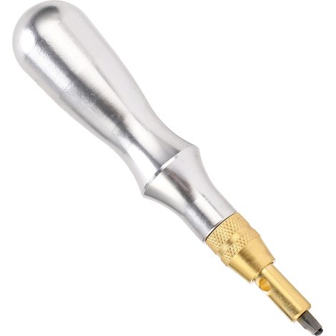 Outil à rainurer pour couture, manche en aluminium, biseauteur de bord de cuir, outil de tranchée pour la couture du cuir