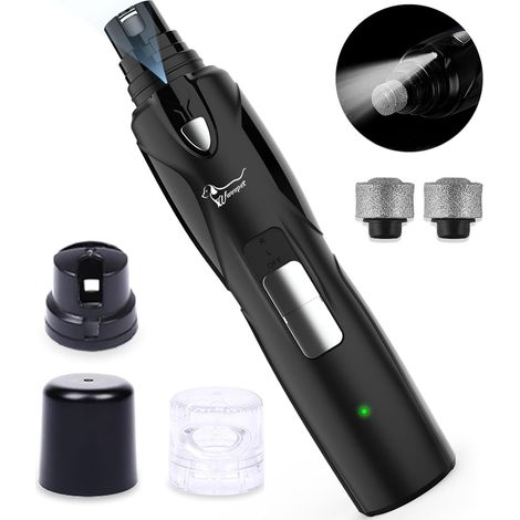 Broyeur à Ongles pour Chien avec lumière et 2 Roues (1/5)
