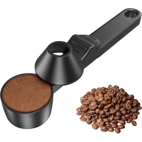 Cuillère de Mesure de Café avec Entonnoir pour Café Moulu, 30ML - Scoop à Café Noir pour Dosettes Réutilisables, Poudre de Protéine et Thé (1/5)