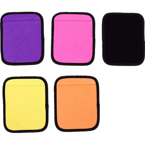 5 pièces housse de poignée de valise néoprène souple protecteur enveloppe prise confortable pour valise, voyage, sac de courses (1/5)