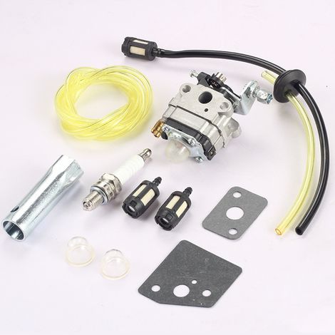 Ensemble de carburateur 4 temps 139, kit de 11 pièces, accessoires universels pour tondeuses à gazon, godet à carburant, manchon de conduite de carburant (1/3)