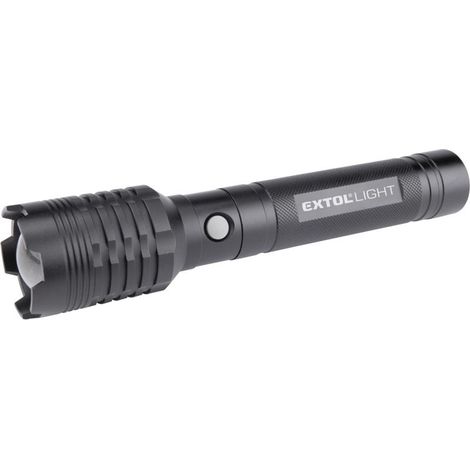 Torcia EXTOL 4000lm COB, zoom, ricarica USB con power bank, LED COB da 60 W 43136