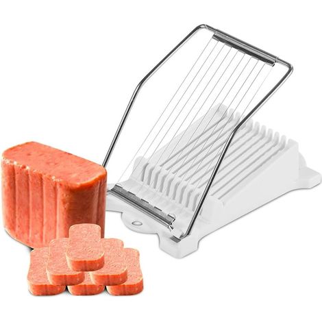 Coupeur de viande de déjeuner, outil de coupe de nourriture de coupeur de viande de fils d'acier inoxydable (1/5)