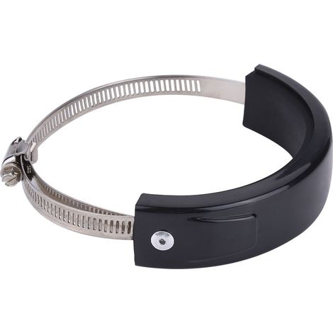 Cache-sport universel 100-140mm pour moto, rond protecteur d'échappement, couvercle de protection en acier (1/5)