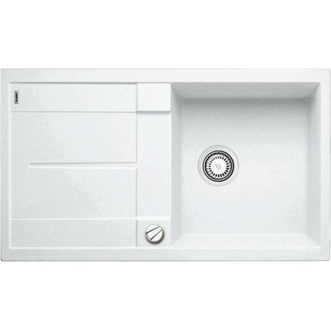 Évier encastré Metra 5 S Silgranit PuraDur II blanc