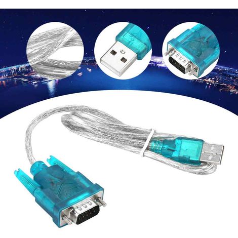 Adaptateur/convertisseur de câble de programmation PLC série USB vers RS232 (1/5)