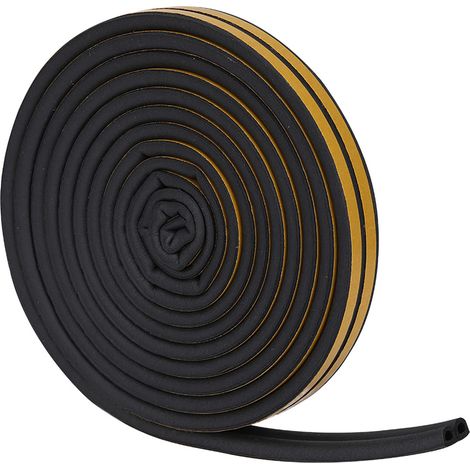 5 Meter 96mm Selbstklebende Tür- und Fenster-Schalldämmdichtung aus Gummi (Schwarz) (1/5)