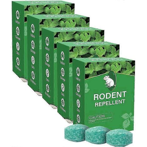 5 piècesBoules répulsives efficaces contre les rats et les souris, appâts pour pièges à rats et souris, boules antimites, comprimés anti-rongeurs pour la lutte contre les rongeurs en intérieur et en e (1/5)