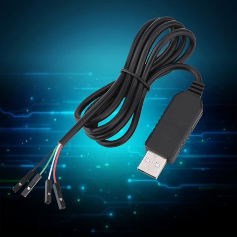 Module de mise à niveau RS232 PL2303HX : câble USB vers port série, câble de téléchargement STC, câble USB vers TTL (1/5)