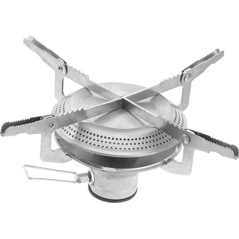 1 pièce Réchaud de Camping Portable Multifonctionnel avec Brûleur à Gaz pour Cuisine Extérieure Accessoire Pratique pour Pique et Randonnée (1/5)