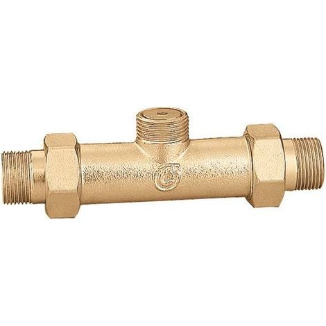 Tee di by-pass equilibrato per valvola di zona Caleffi 635  1" - 1,43 (1/2)