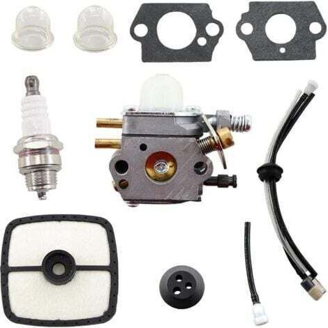 Carburateur Filtre à Air Filtre à Essence Tuyau kit pour Echo SRM2015 SRM2305 SRM2455 ZAMA C1U-K53 C1U-K52 C1U-K47 AT203A Trimmer (1/5)