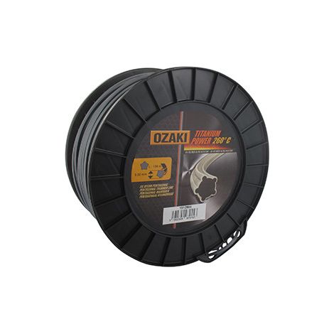 Bobine fil nylon pentagonal bi-composant OZAKI titanium power - 3,50 mm x 136m - qualité professionnelle (1/3)