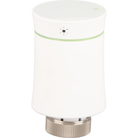 HY368 ZIGBEE Graffiti Vanne Radiateur Intelligente Contrôle Vocal Thermostat Rétroéclairé (Sans Pile) (Réf. Fournisseur : ZTRV-368-MS) (1/5)
