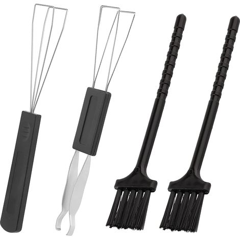 Tastaturreinigungsset, 4-teilig: Tastenkappenentferner, Tastenkappenabzieher, Tastaturreinigungsbürste zum Entfernen von Tasten mechanischer Tastaturen (1/5)