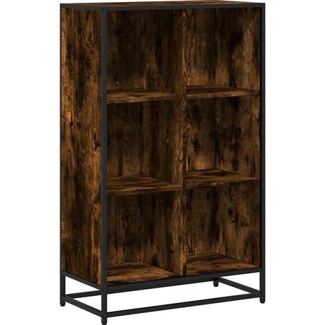 Maison Exclusive - Libreria Rovere Fumo 65,5x33x107,5 cm in Legno Multistrato