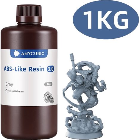 ABS-ähnliches Harz, hohe Elastizität, minimaler Geruch, Grau (1/2)