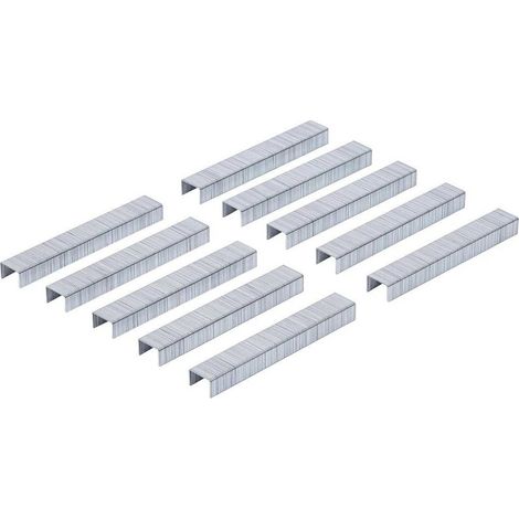 Agrafes Type 53 8 x 11,4 mm - Lot de 1000 pcs - Fixation Fiable et Pratique, Acier - D-Work (1/5)