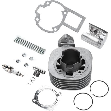 Kit Joint Culasse Piston Bougie 11210-40B01 Compatible Suzuki Quadsport LT80 1987-2006, Pièce Détachée Moteur Quad, Lot Cylindre Étanche (1/5)