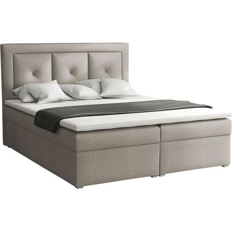 Cama continental Pomona 113, Victoria 14 865, Doble, Continental, 180x200, Tapiz, Somieres, 180x215x115cm (1/5)