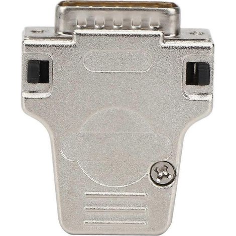 Connecteur série DB15P-180 D-SUB, boîtier métallique, fiche 15 broches, adaptateur série (1/4)