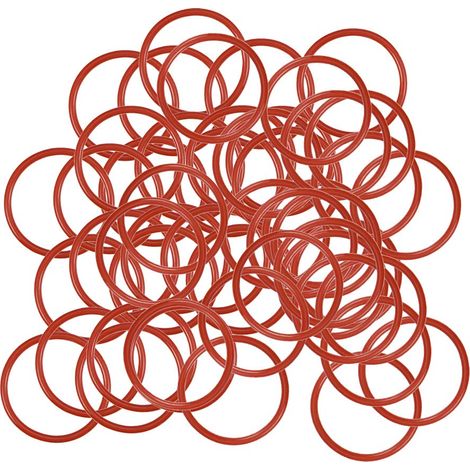Lot de 50 joints toriques 21 mm x 18 1,5 rondelles d'étanchéité en caoutchouc rond pour