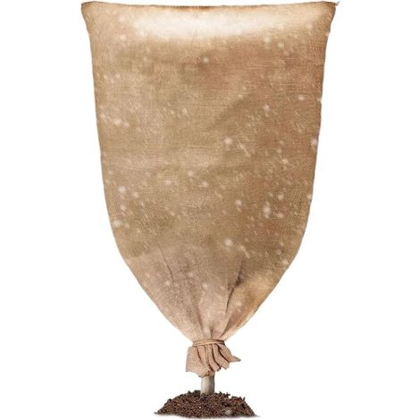 Sacs de protection pour d'hiver, sacs en toile de jute chauffants, couvertures antigel pour , sac de protection pour jardin, légumes, arbres, extérieur gel hivernal (1/5)