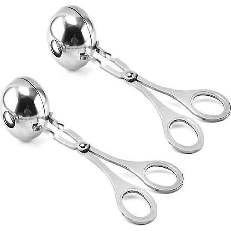2-teiliges Edelstahl-Fleischbällchen-Werkzeugset (2 Stück)
