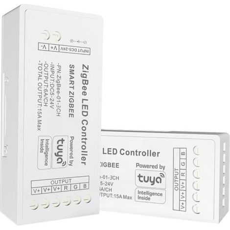 Controller per striscia LED RGB - 6A per canale - ZigBee/TUYA (1/5)
