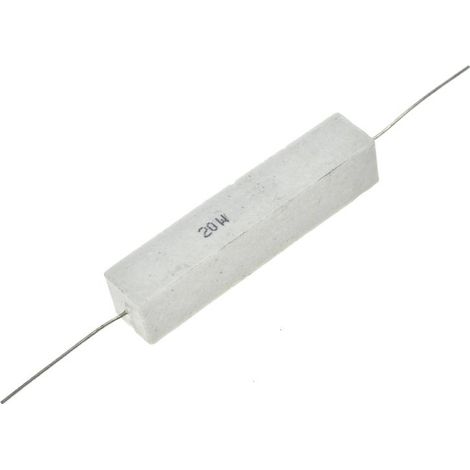Resistenza all'avvolgimento 6r8 20w 5% orizzontale 13x60mm 6,8r20wh