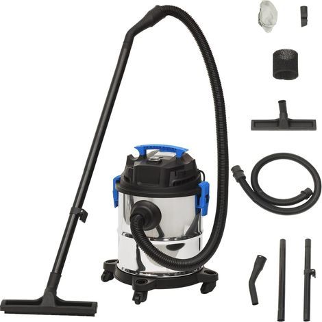 Aspirateur eau et poussière 1200 W 20 L argent (1/5)